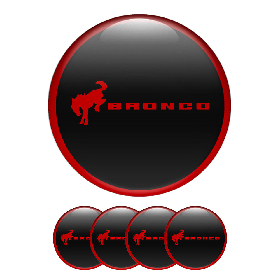 BRONCO Domed Stickers Collection