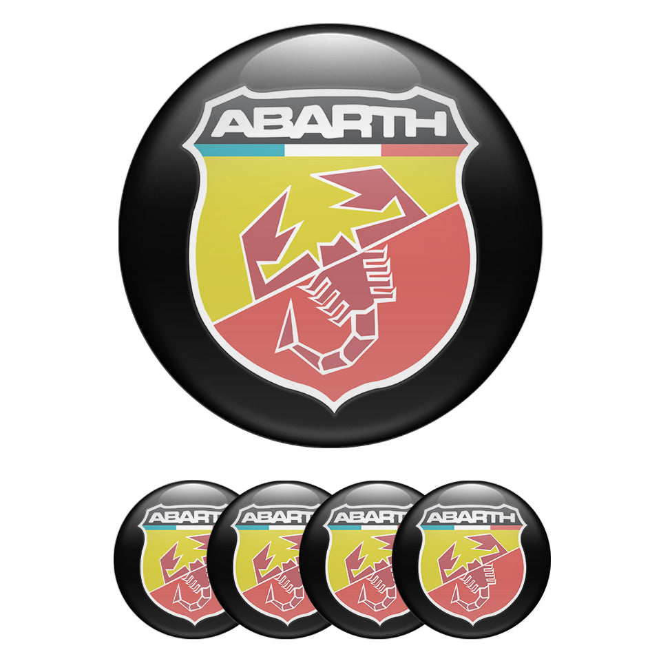 FIAT ABARTH Domed Stickers Collection