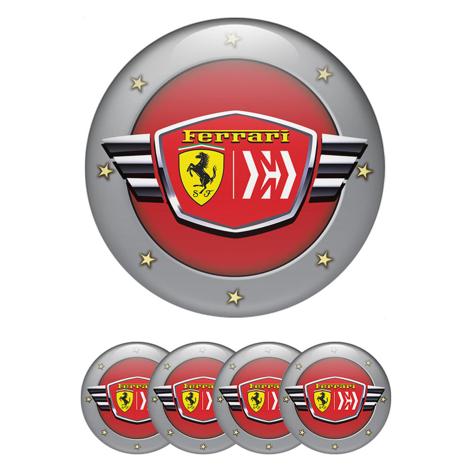 FERRARI Domed Stickers Collection