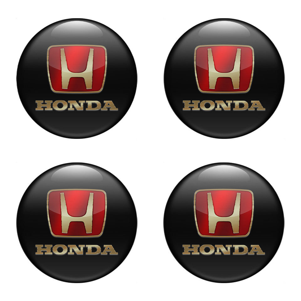 HONDA Silicone Stickers for Wheel Center Caps