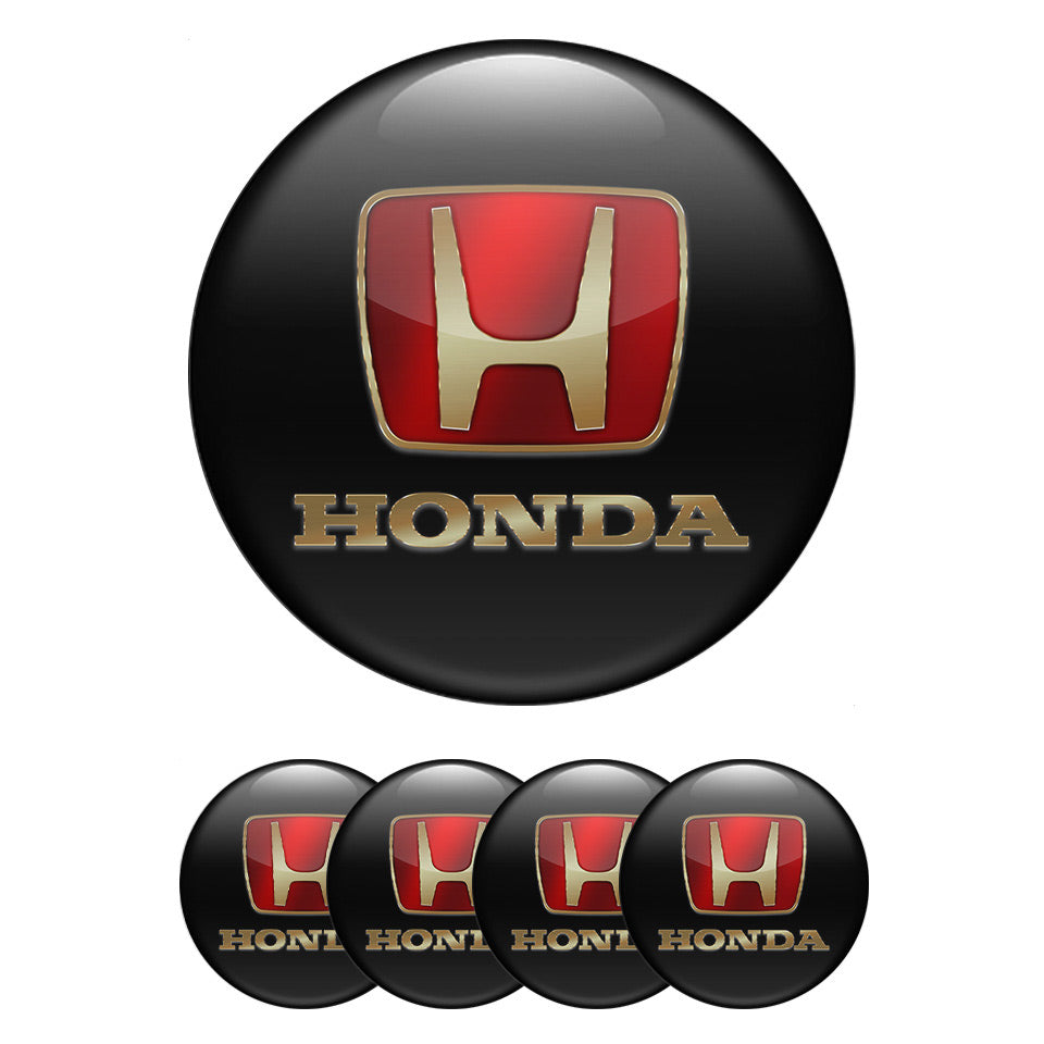 HONDA Silicone Stickers for Wheel Center Caps