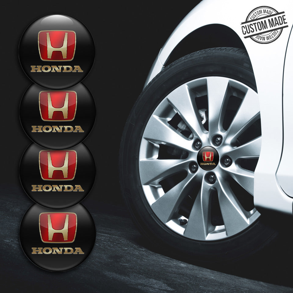 HONDA Silicone Stickers for Wheel Center Caps