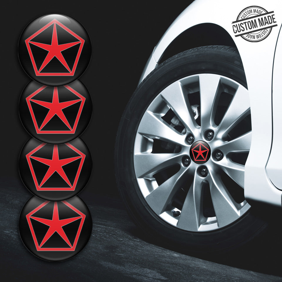 CHRYSLER Silicone Stickers for Wheel Center Caps