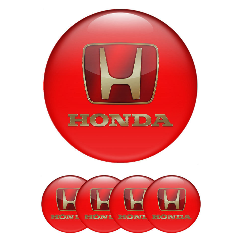 HONDA Domed Emblems for Center Caps