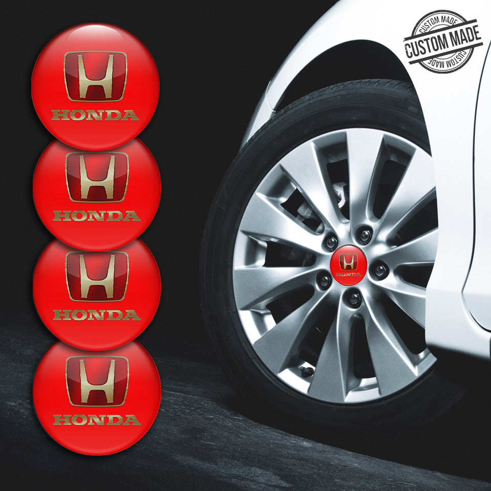 HONDA Domed Emblems for Center Caps