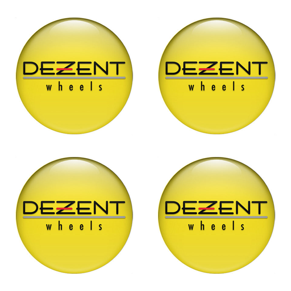 DEZENT Silicone Stickers for Wheel Center Caps