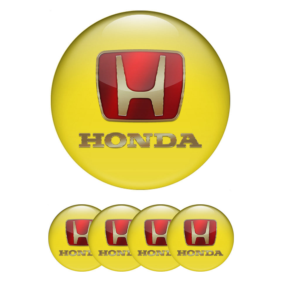 HONDA Silicone Stickers for Wheel Center Caps