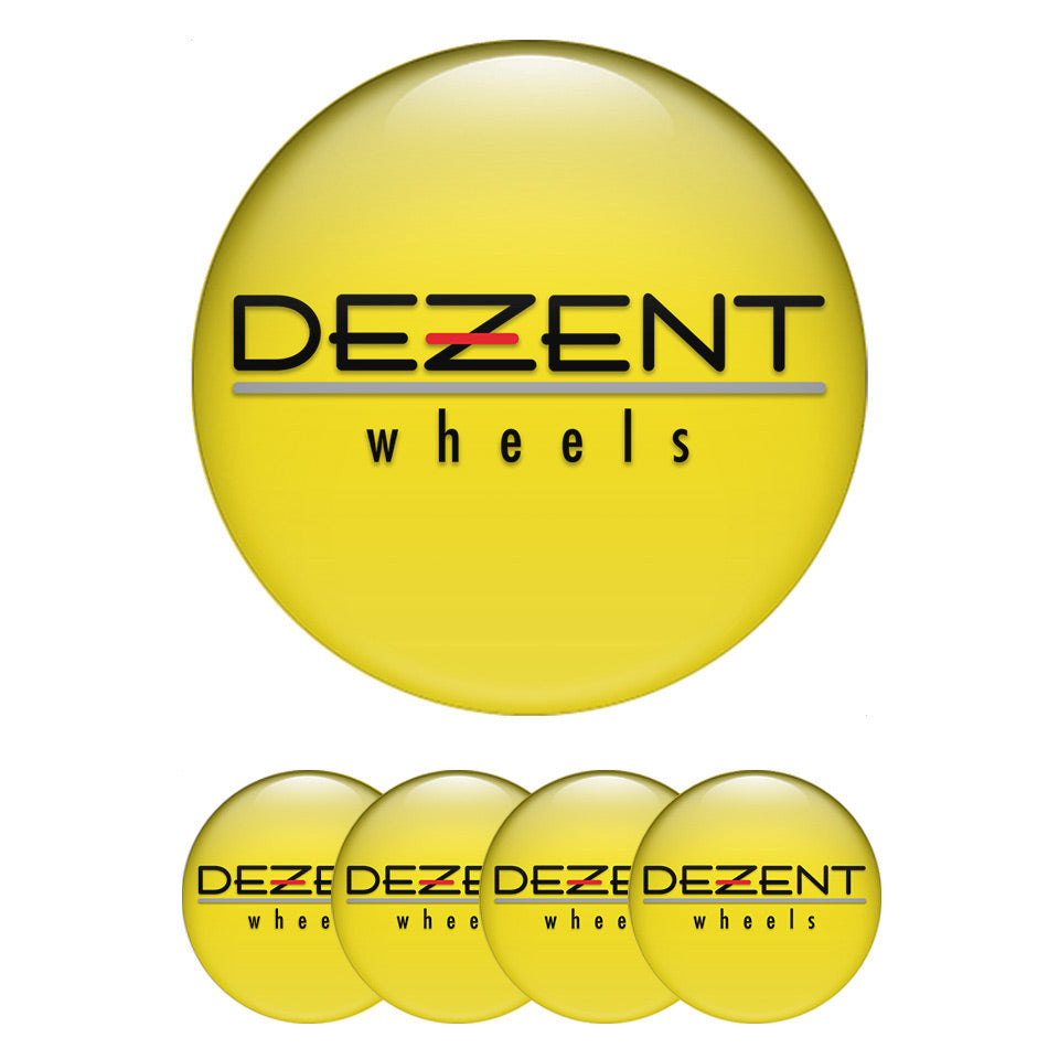 DEZENT Silicone Stickers for Wheel Center Caps