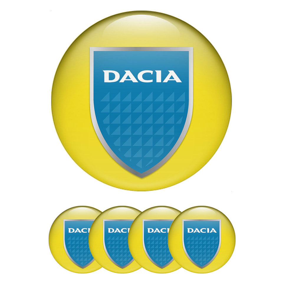 DACIA Silicone Stickers for Wheel Center Caps