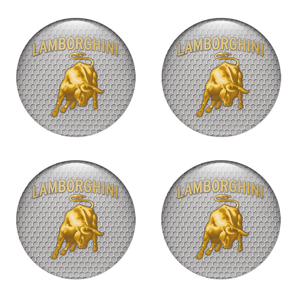 LAMBORGHINI Domed Emblems for Center Caps