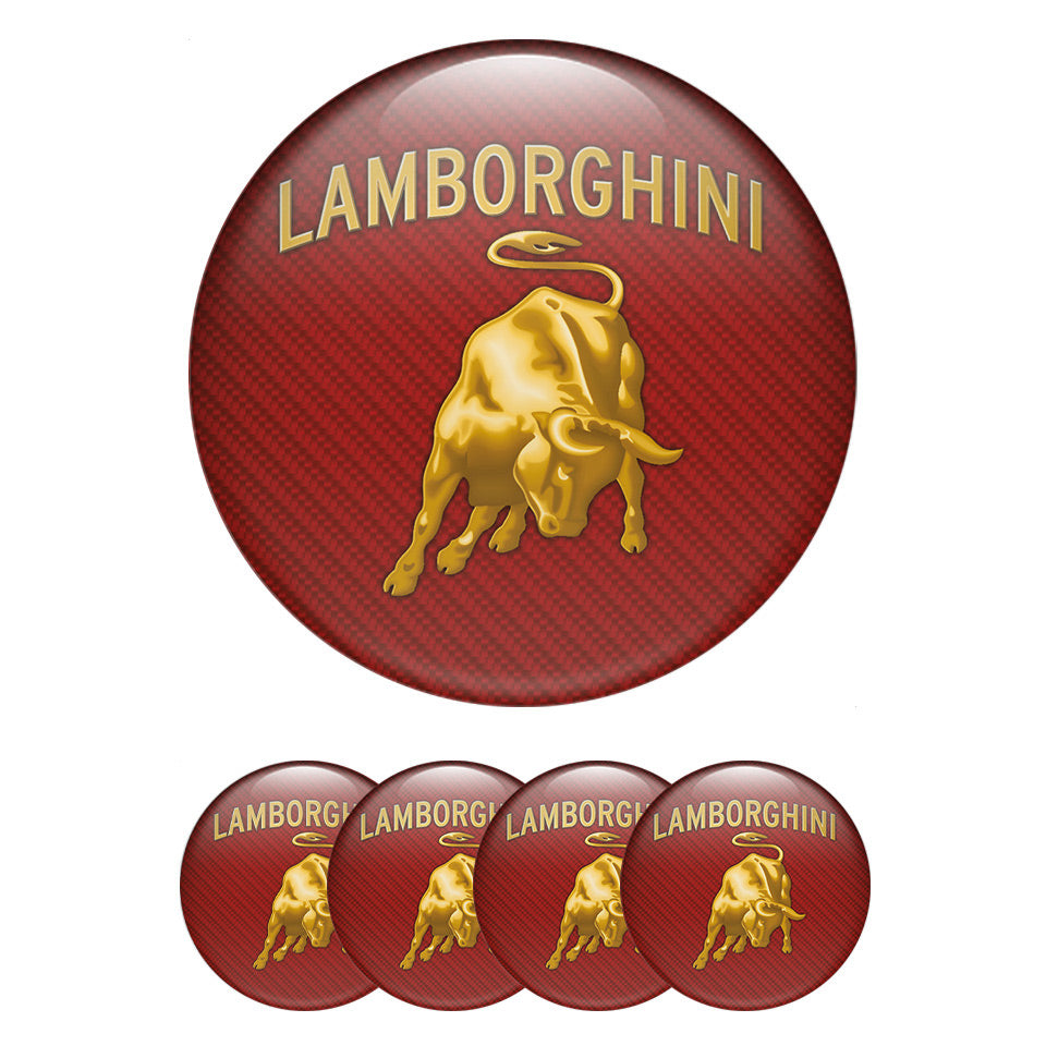 LAMBORGHINI Domed Emblems for Center Caps