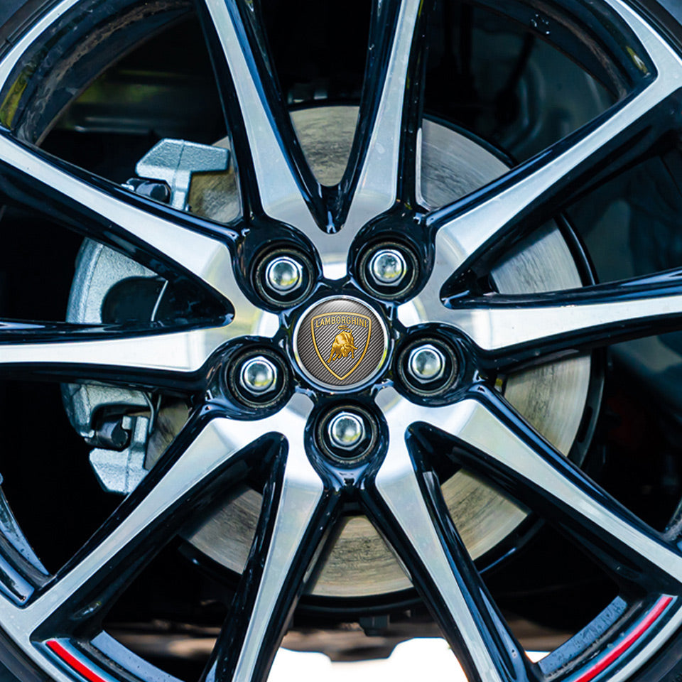 LAMBORGINI Domed Emblems for Center Caps