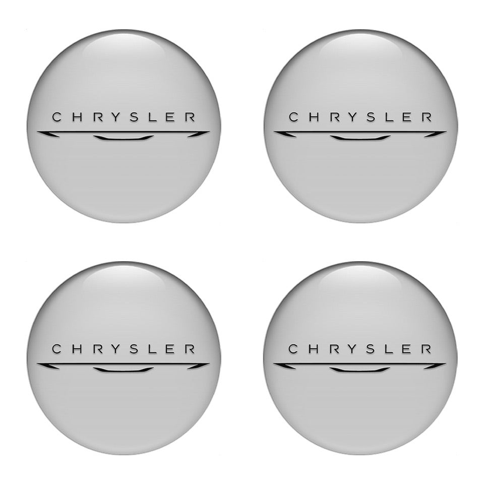 CHRYSLER Silicone Stickers for Wheel Center Caps