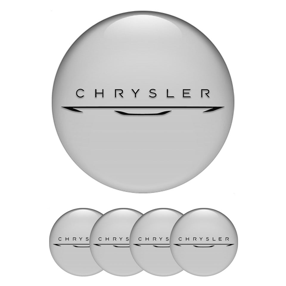 CHRYSLER Silicone Stickers for Wheel Center Caps