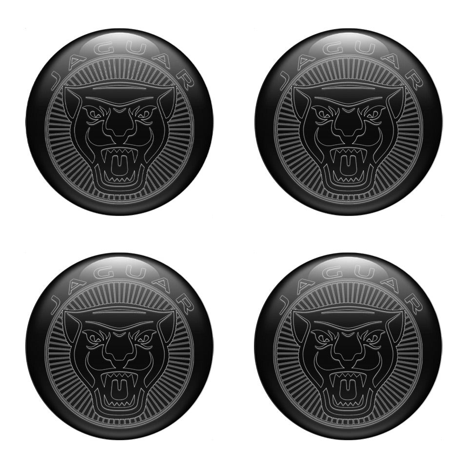 JAGUAR Domed Emblems for Center Caps