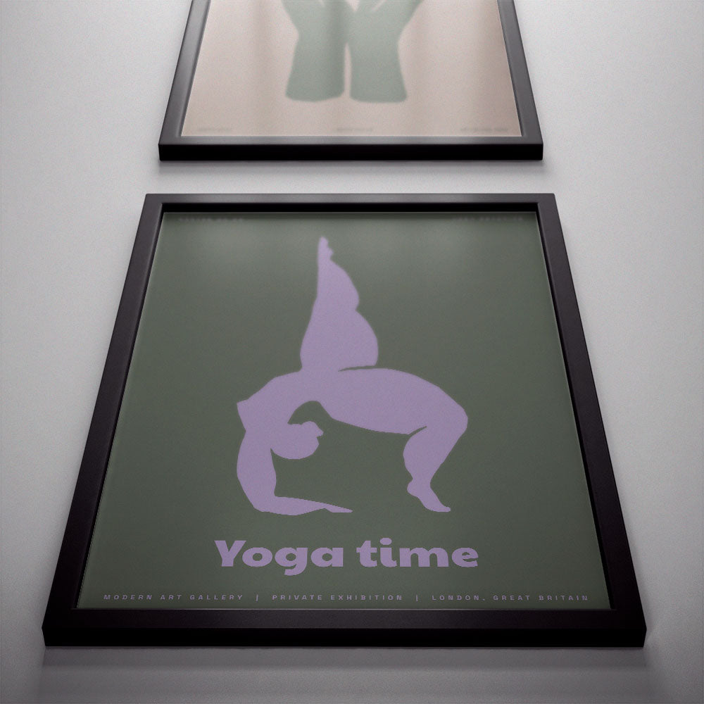 Blissful Practice Yoga Poster