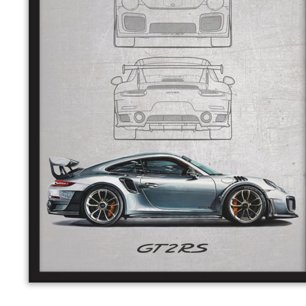 PORSCHE GT2 RS POSTER