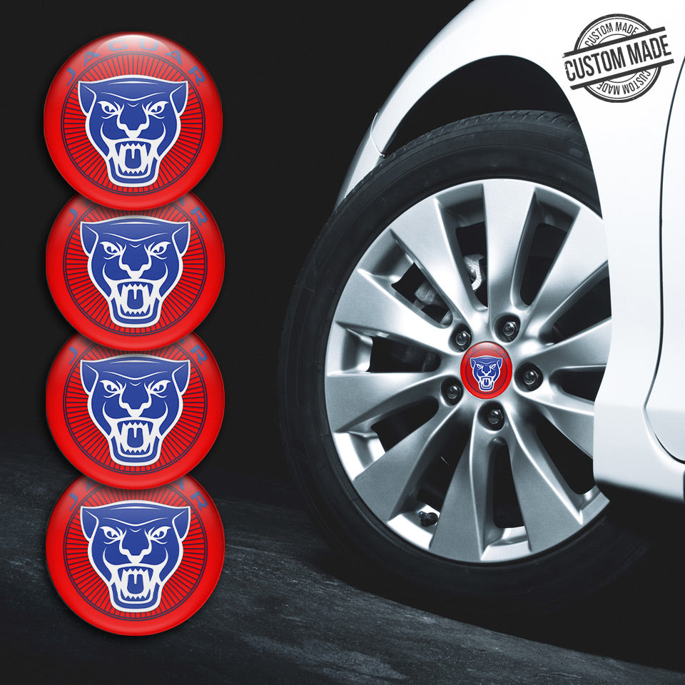 JAGUAR Domed Emblems for Center Caps