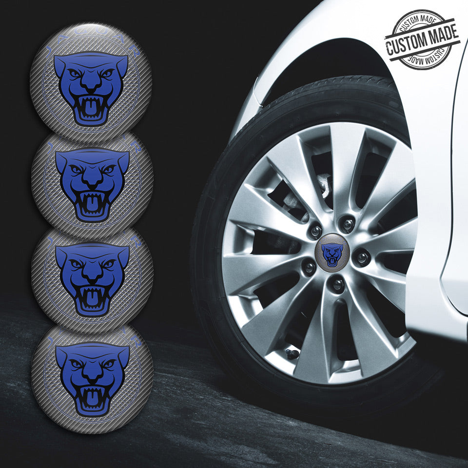 JAGUAR Silicone Stickers for Wheel Center Caps