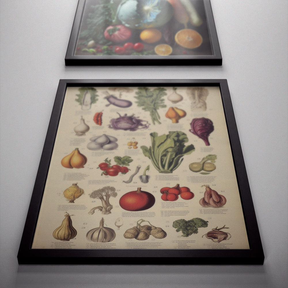 Vivid Veggie Medley Poster