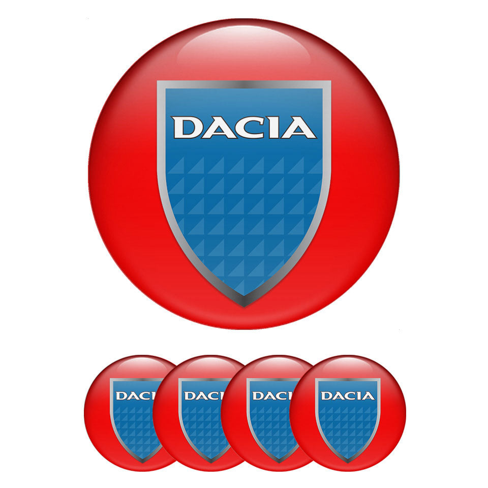 DACIA Silicone Stickers for Wheel Center Caps