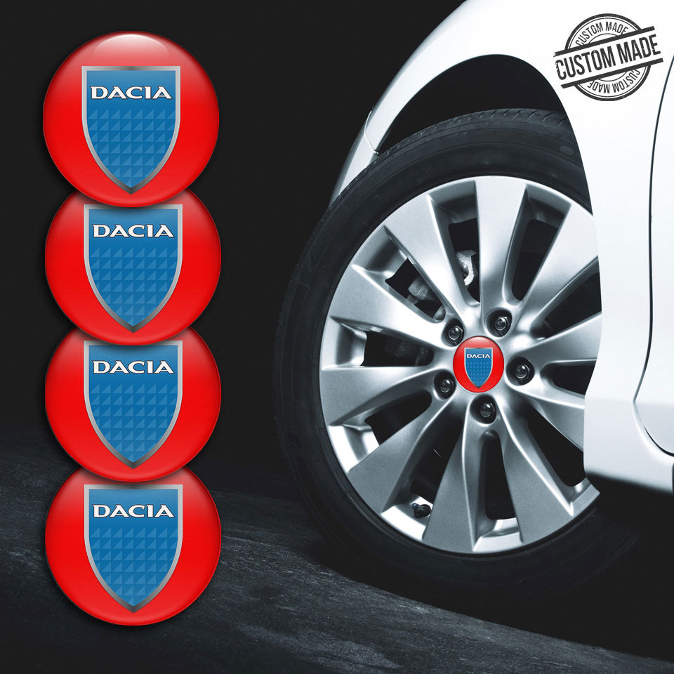 DACIA Silicone Stickers for Wheel Center Caps