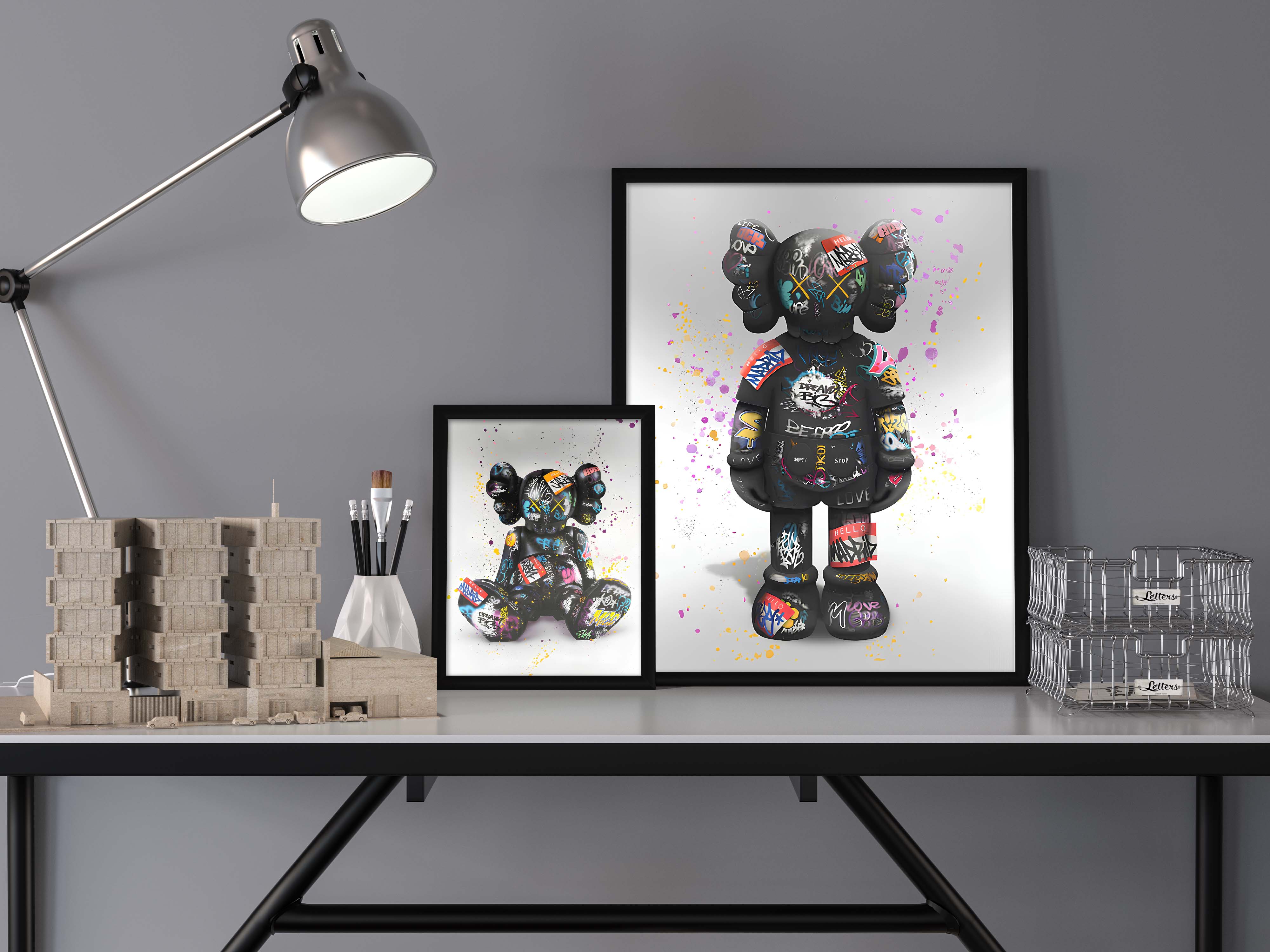 Kaws Collection of 3 Posters