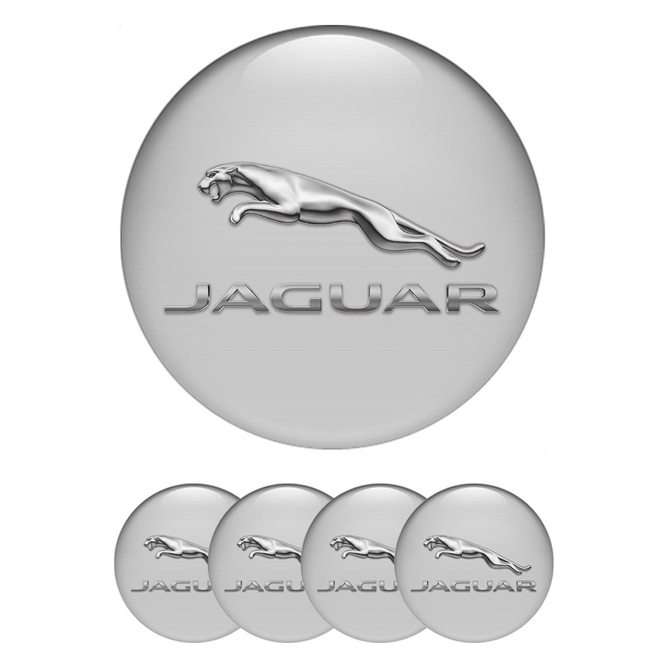 JAGUAR Silicone Stickers for Wheel Center Caps