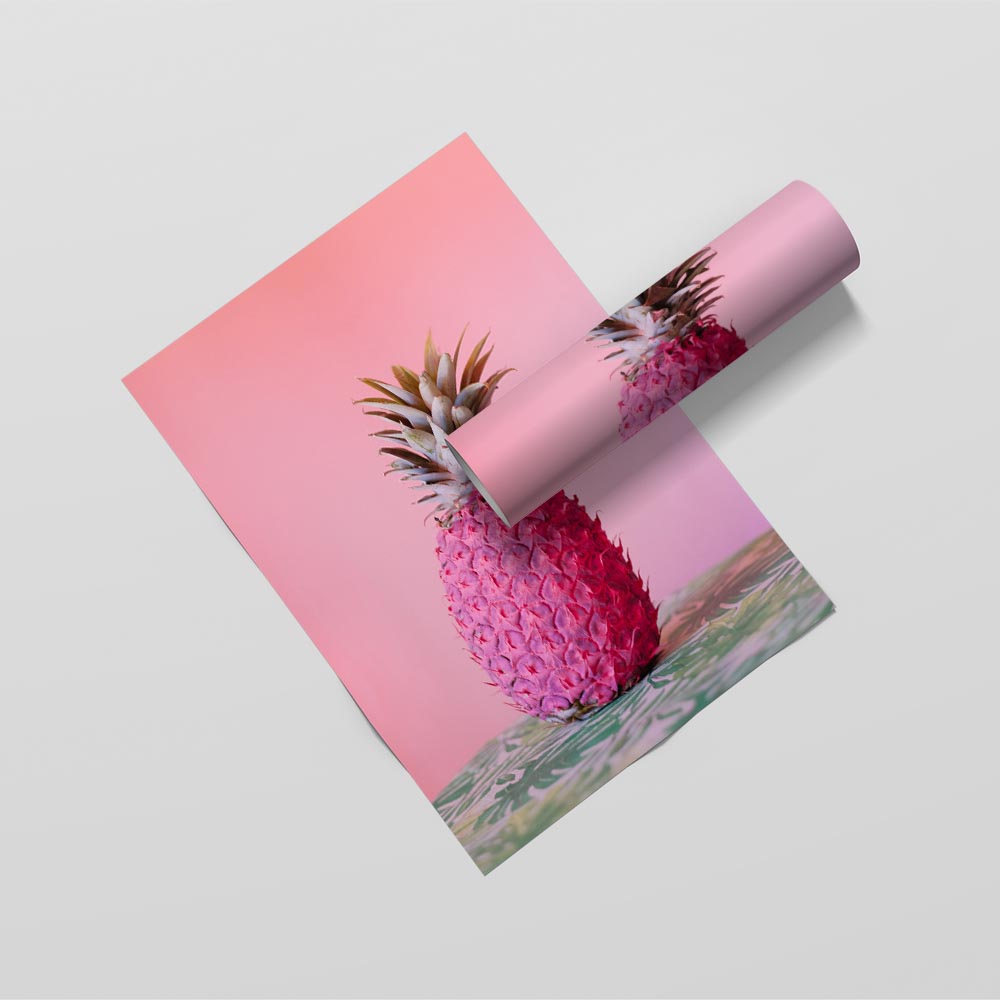 Pink Pineaple Poster