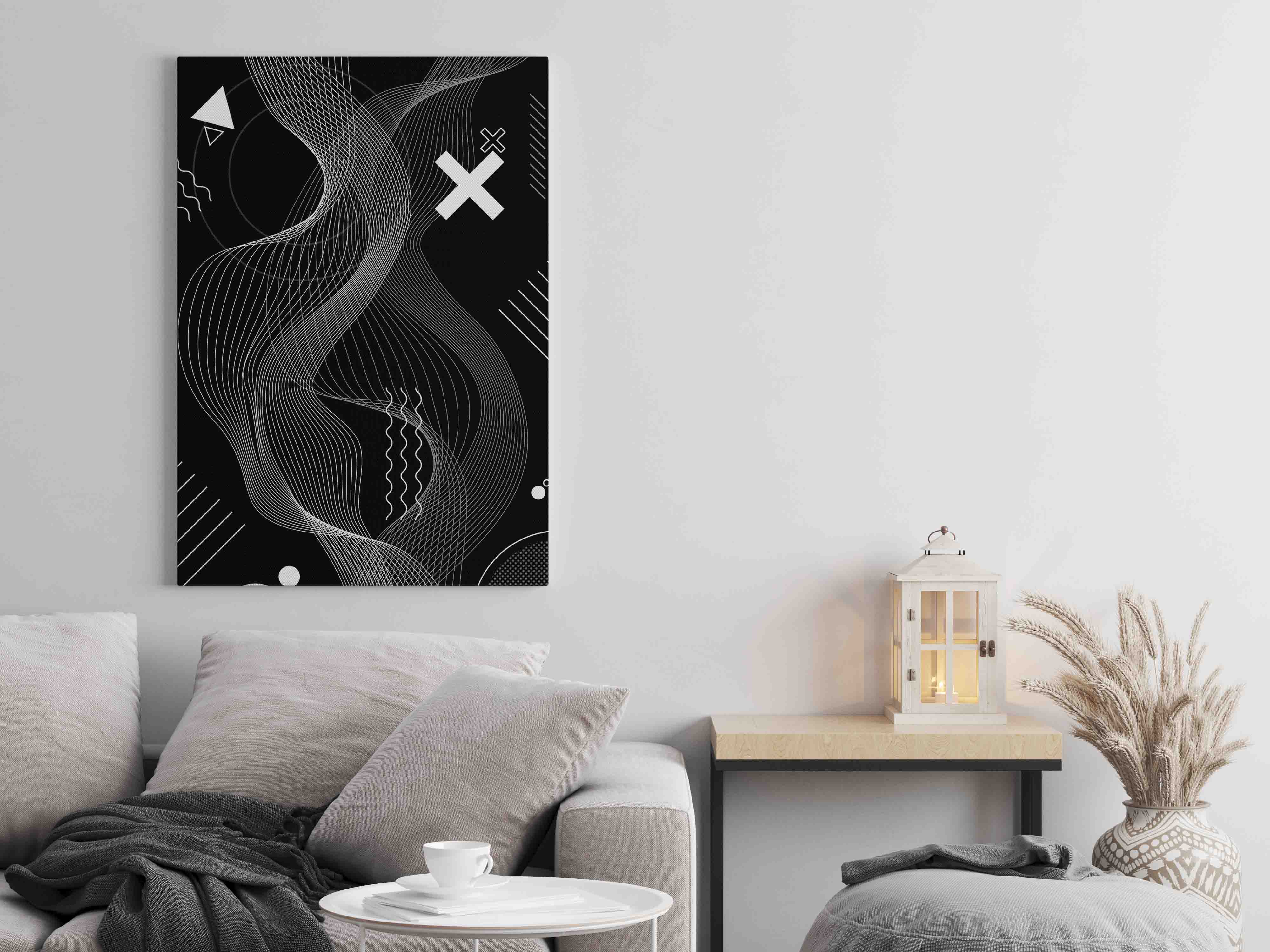 Abstract Labyrinth Canvas