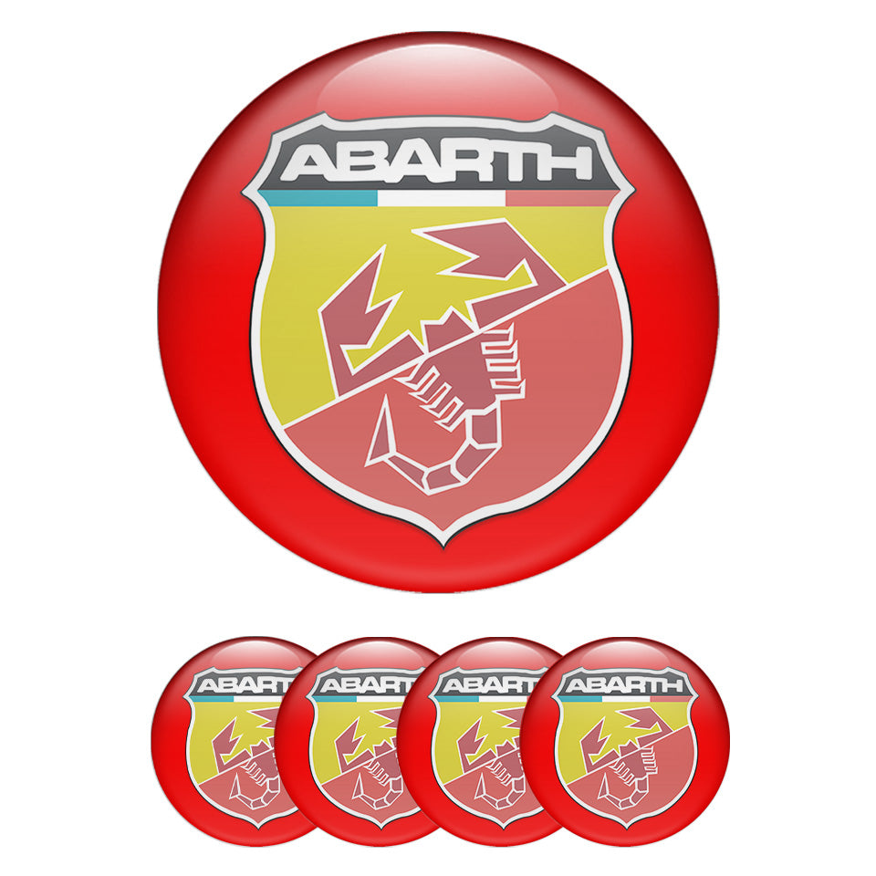 ABARTH Domed Emblems for Center Caps