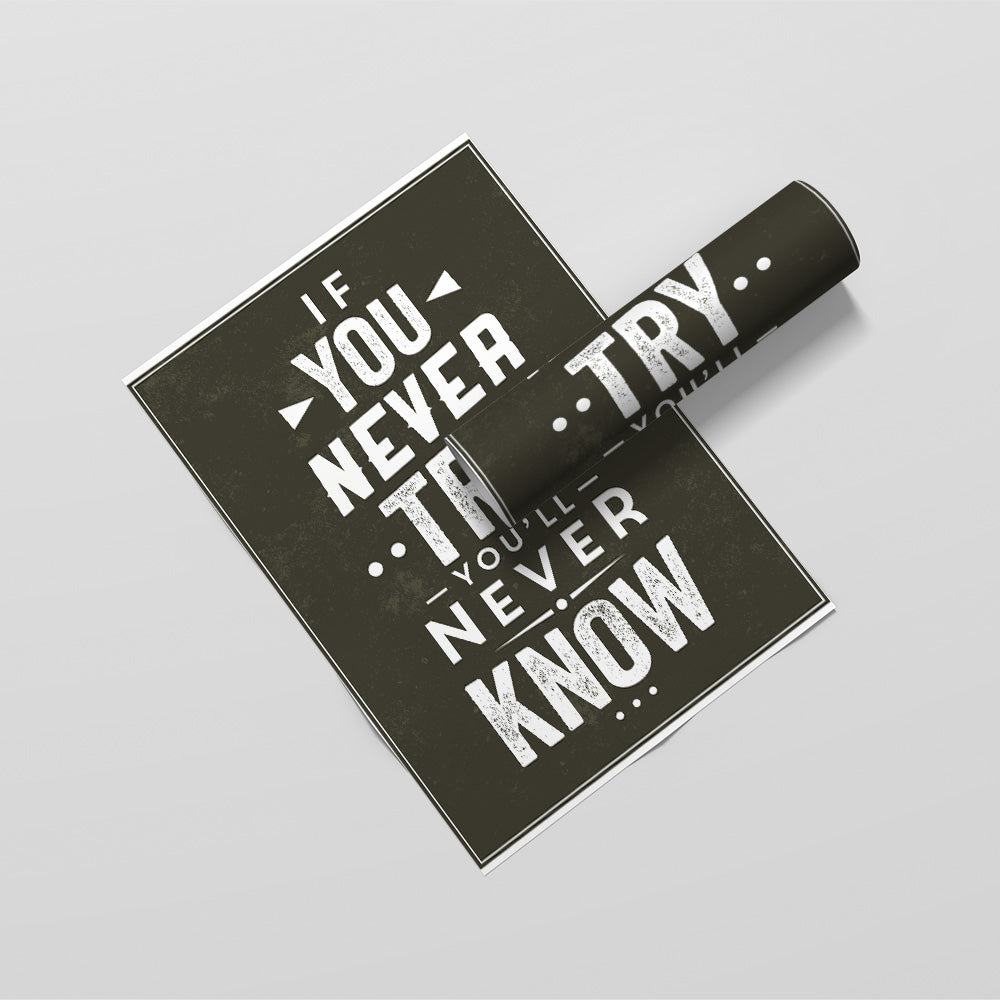 If You Never Try Poster