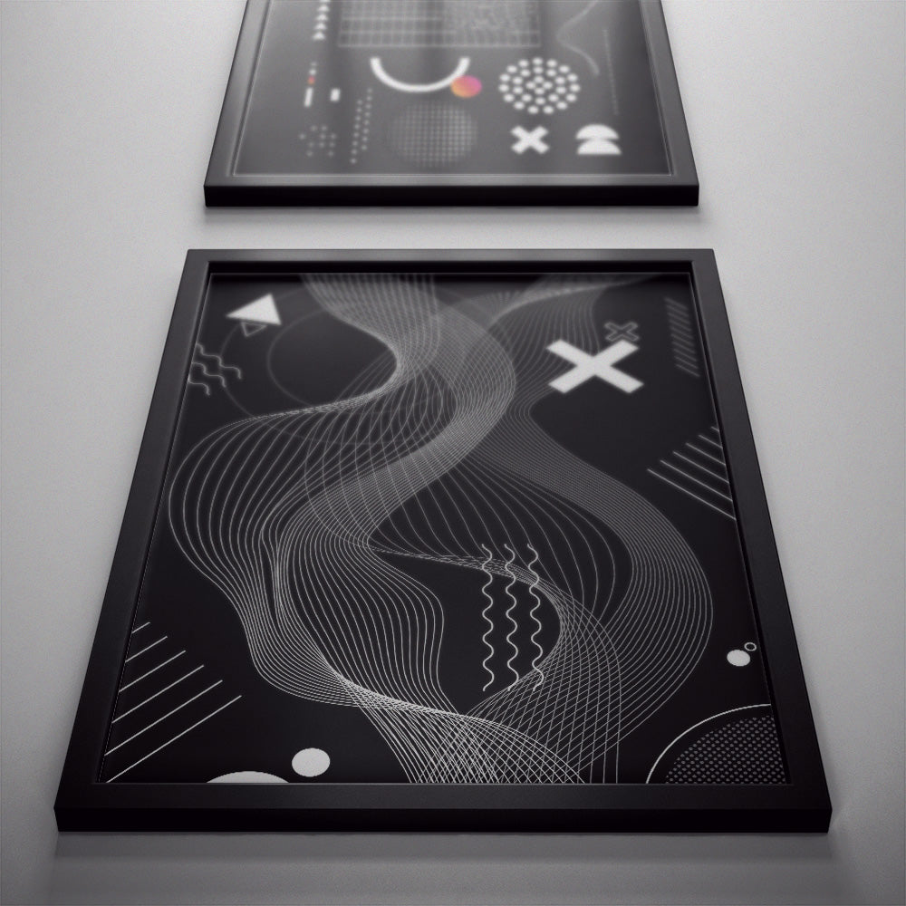 Abstract Labyrinth Poster