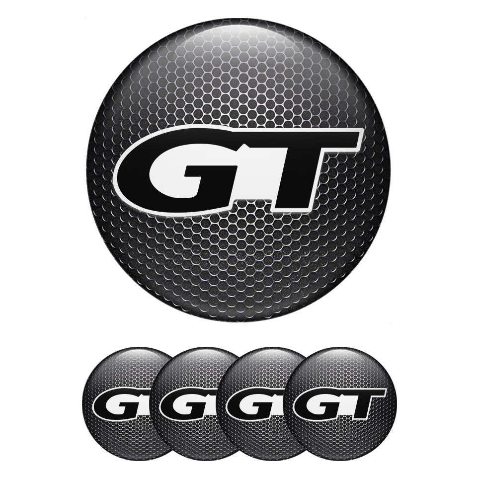 GT Silicone Stickers for Wheel Center Caps