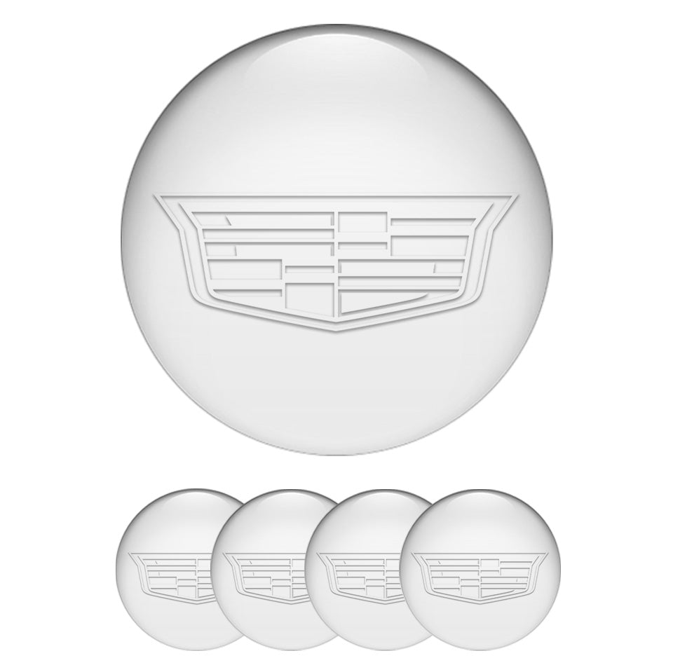 CADILAC Silicone Stickers for Wheel Center Caps