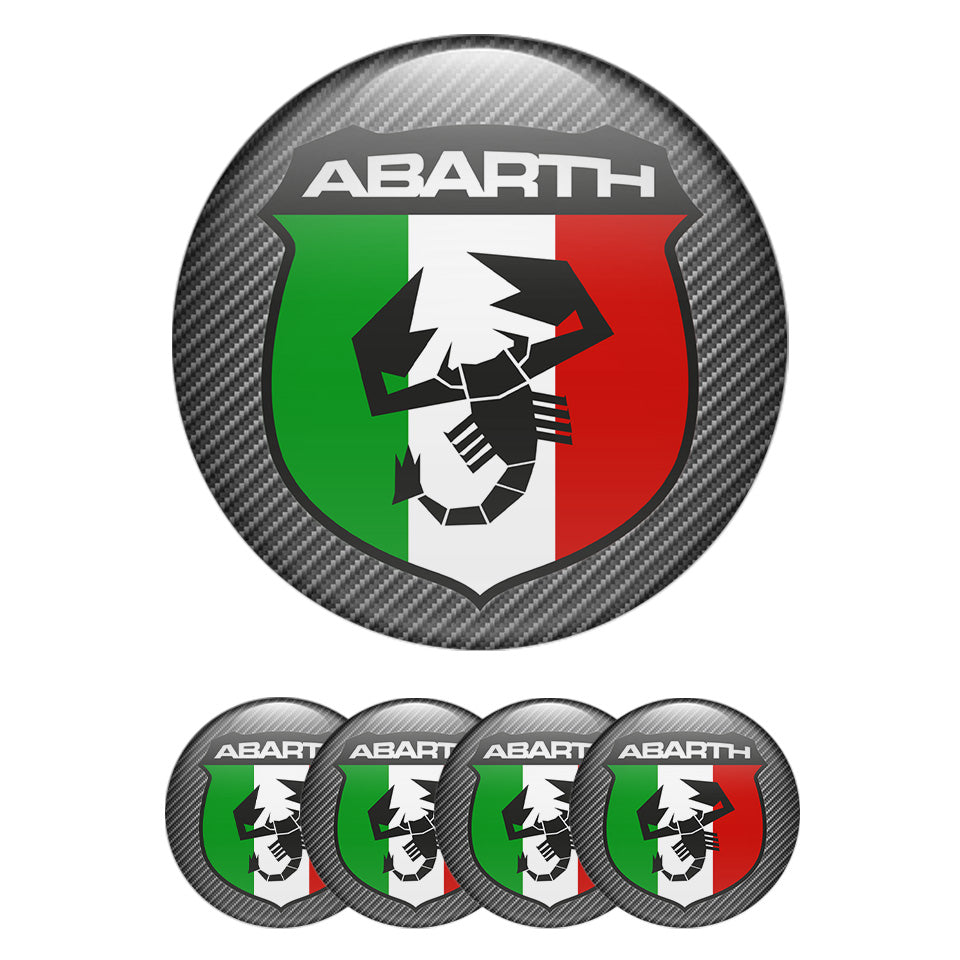 ABARTH Domed Emblems for Center Caps