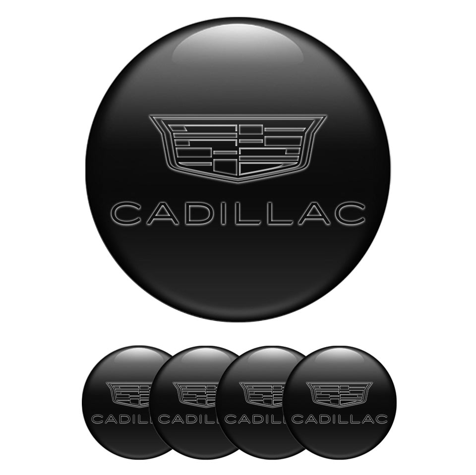 CADILAC Silicone Stickers for Wheel Center Caps