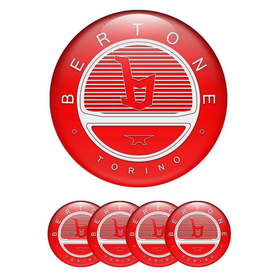 BERTONE Domed Emblems for Center Caps