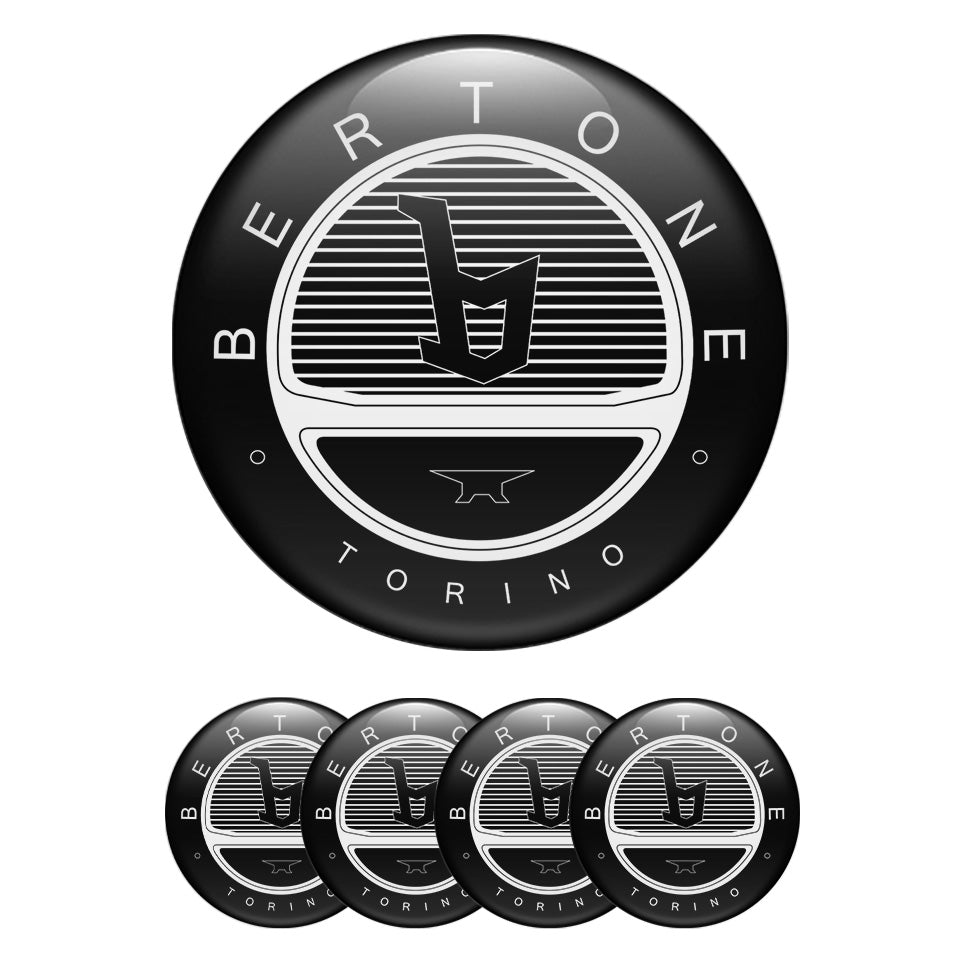 BERTONE Silicone Stickers for Wheel Center Caps