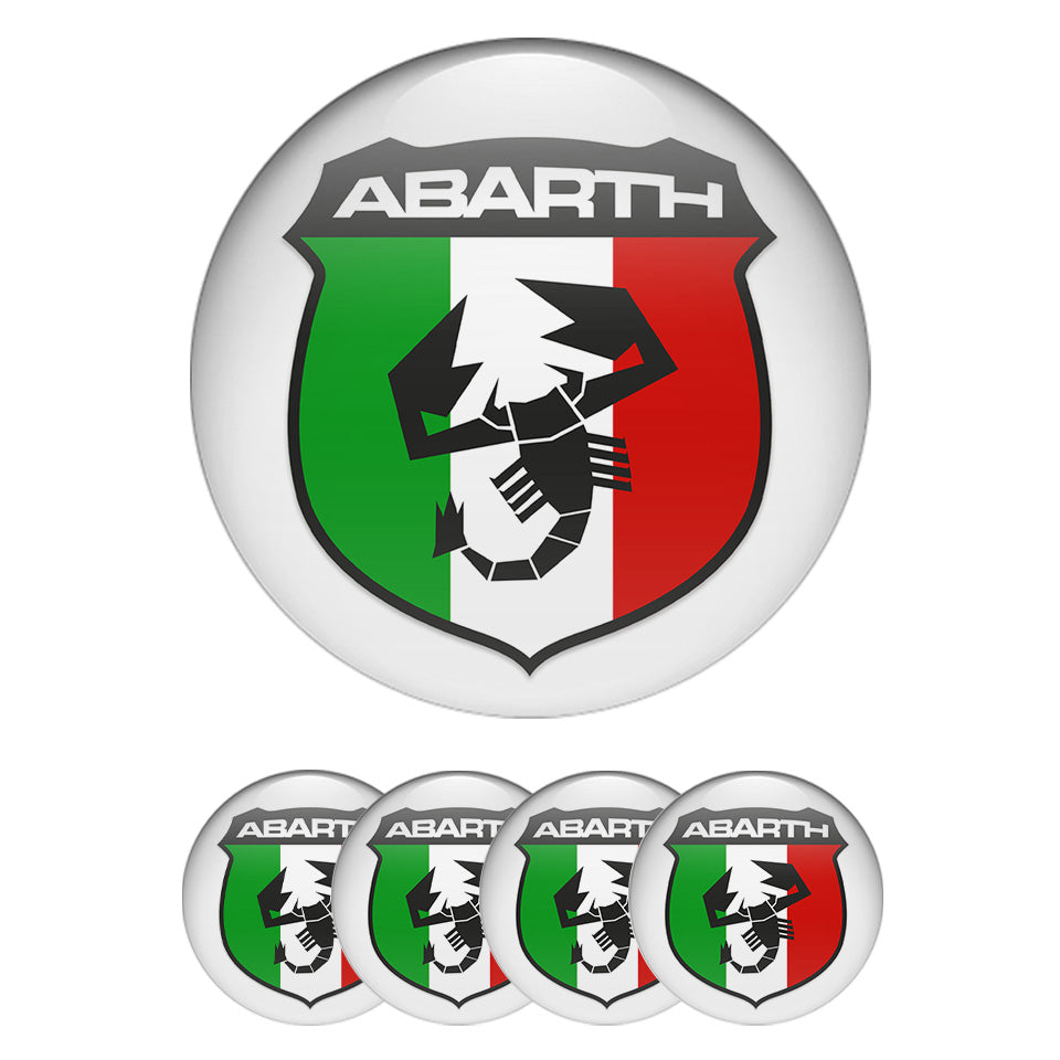 ABARTH Domed Emblems for Center Caps