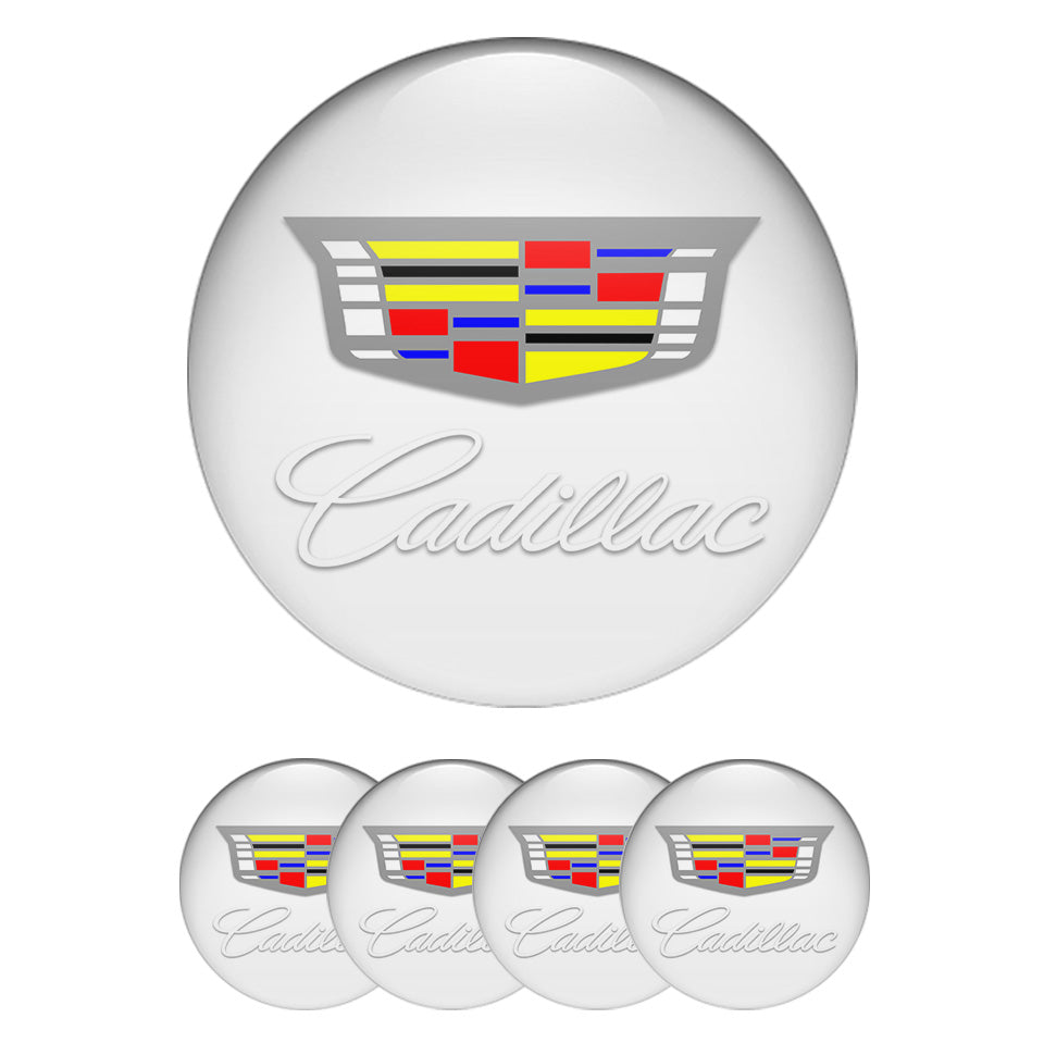 CADILAC Silicone Stickers for Wheel Center Caps