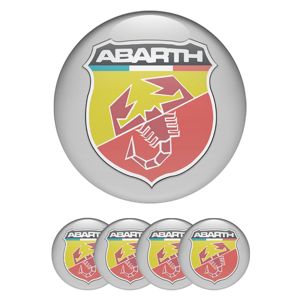 ABARTH Silicone Stickers for Wheel Center Caps