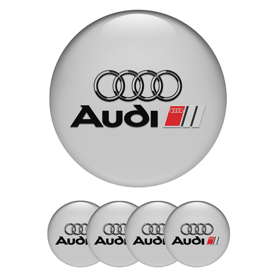 AUDI Silicone Stickers for Wheel Center Caps