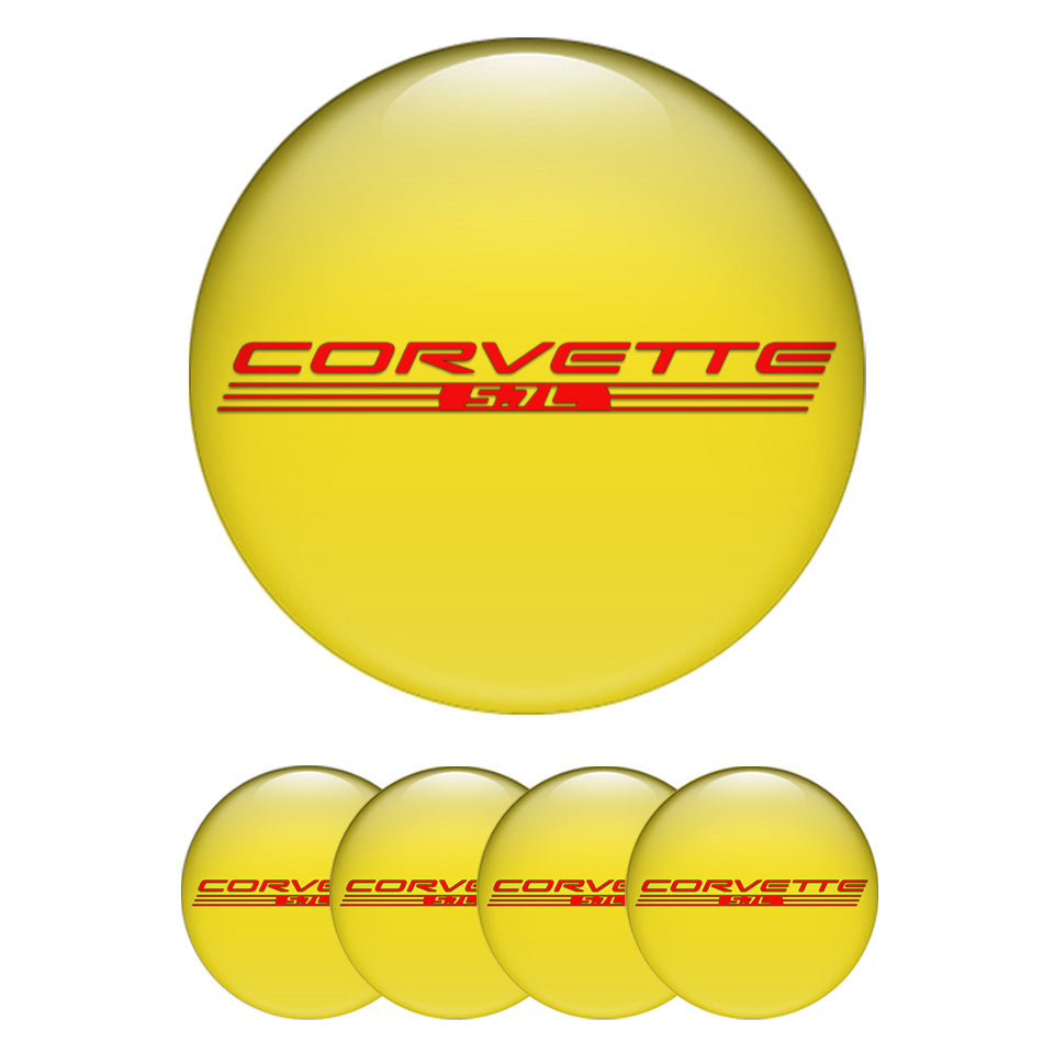 CHEVROLET Silicone Stickers for Wheel Center Caps