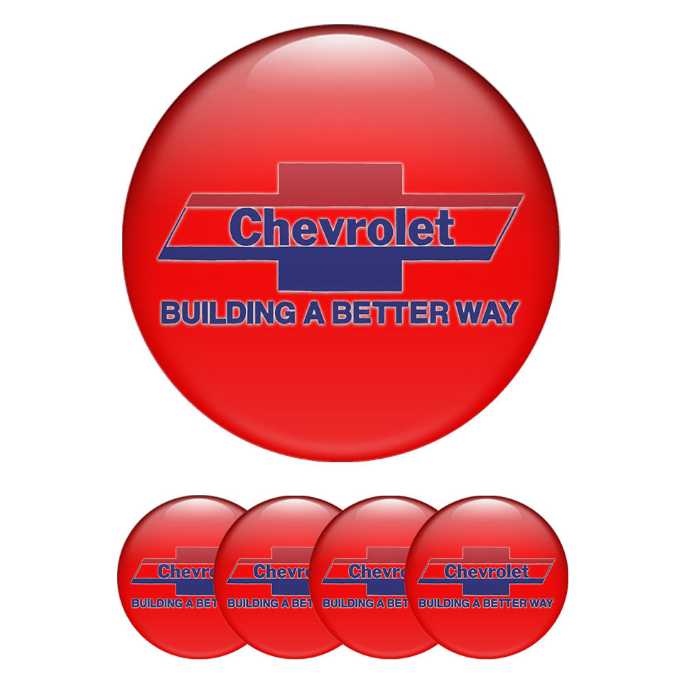 CHEVROLET Silicone Stickers for Wheel Center Caps