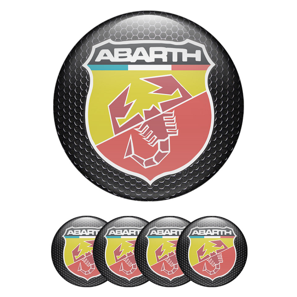 ABARTH Domed Emblems for Center Caps