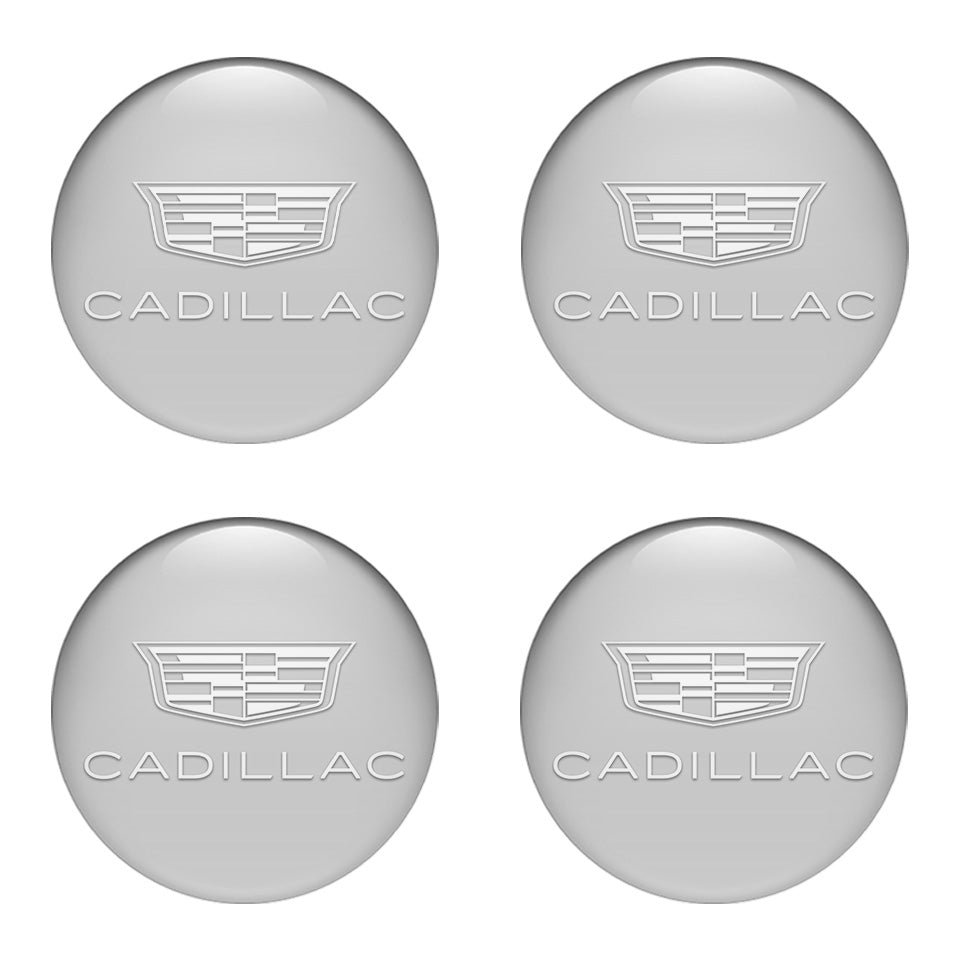 CADILAC Silicone Stickers for Wheel Center Caps