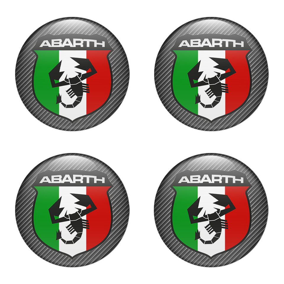 ABARTH Domed Emblems for Center Caps