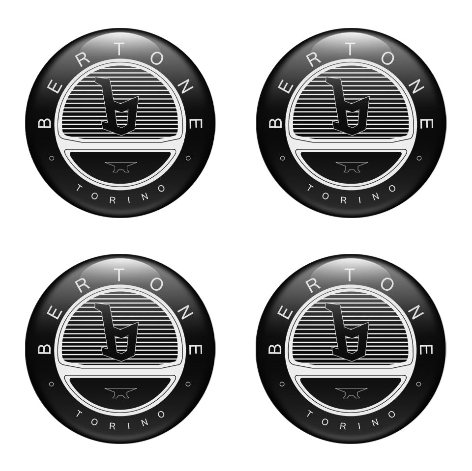 BERTONE Silicone Stickers for Wheel Center Caps