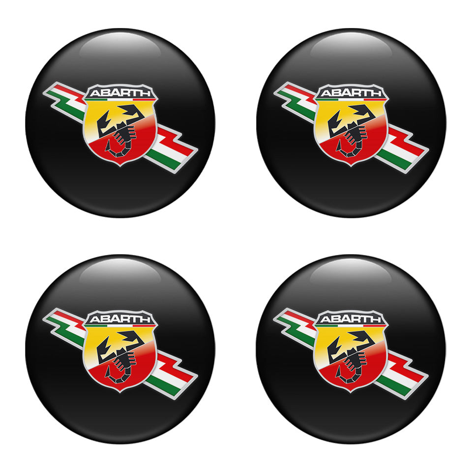 ABARTH Domed Emblems for Center Caps